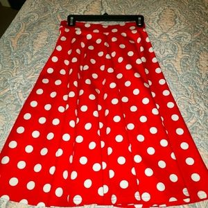 Super fun polka dot skirt